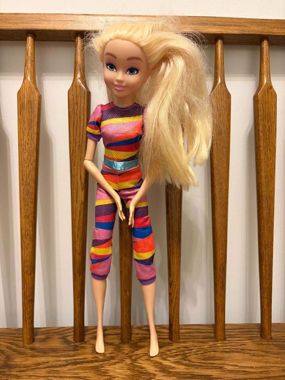 Just Play Fashion Doll Blonde Hair Colorful Jumpsuit
